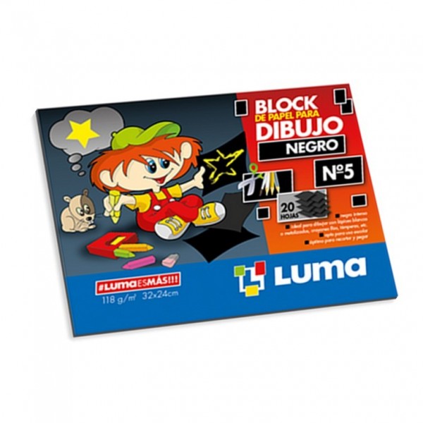 BLOCK DE DIBUJO NEGRO Nº5...