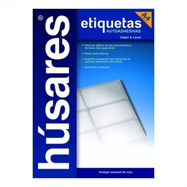 ETIQUETAS PRECORTE A4...