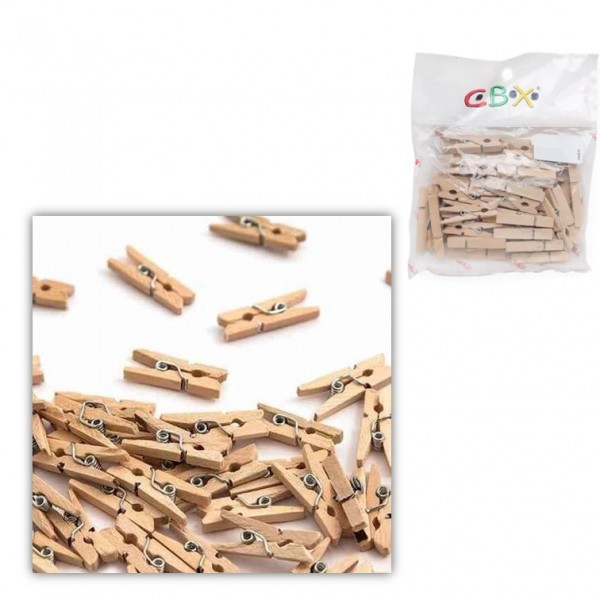 BROCHES DE MADERA NATURAL...