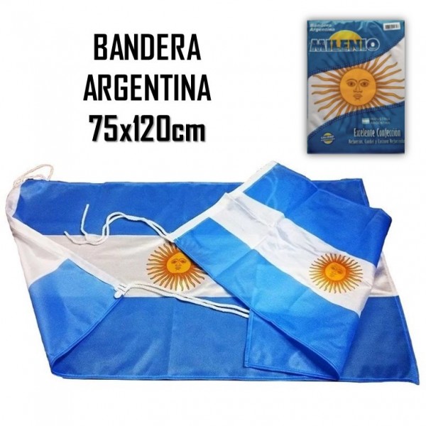 BANDERA ARGENTINA 75X120CM...