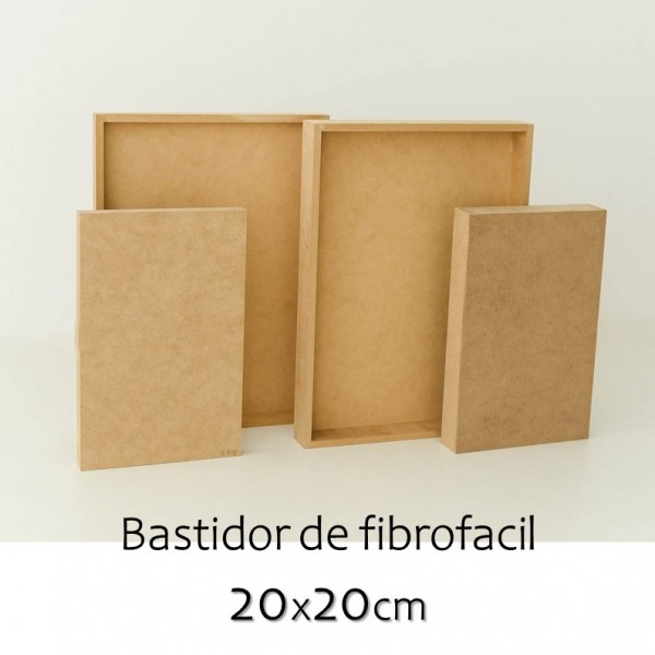 BASTIDOR DE FIBROFACIL 20X20CM