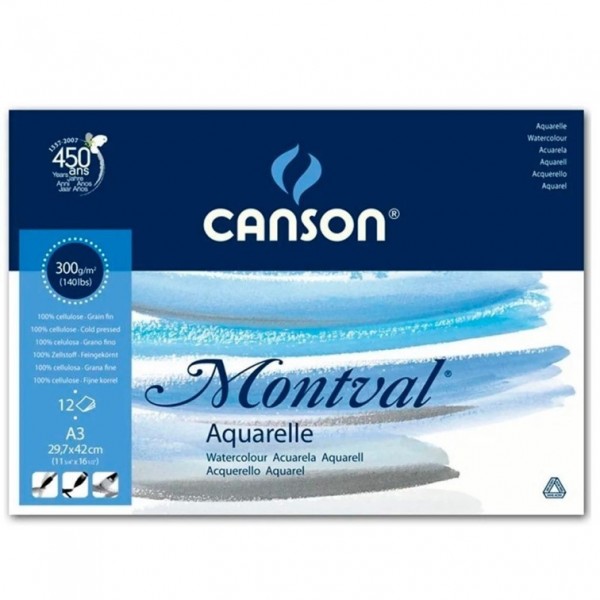 BLOCK A3 MONTVAL 300GR CANSON
