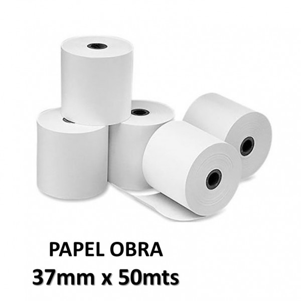PAPEL OBRA 37MM X 50MTS...