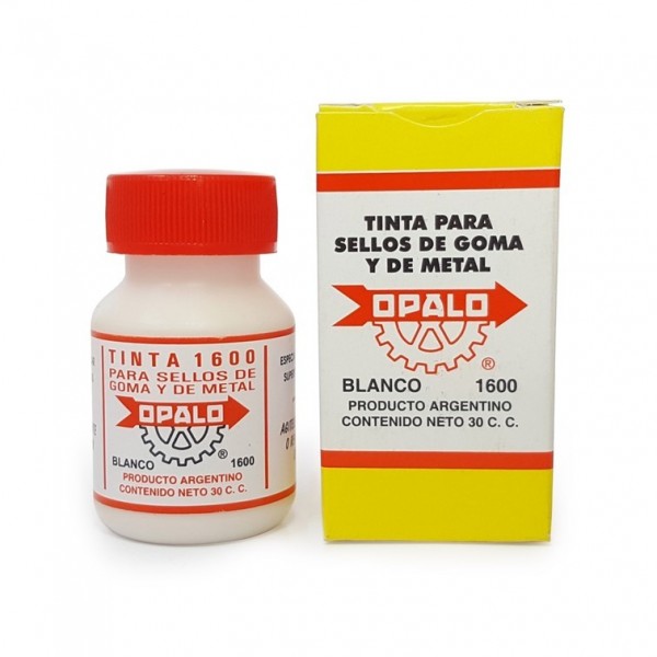 TINTA BLANCA PARA SELLO...