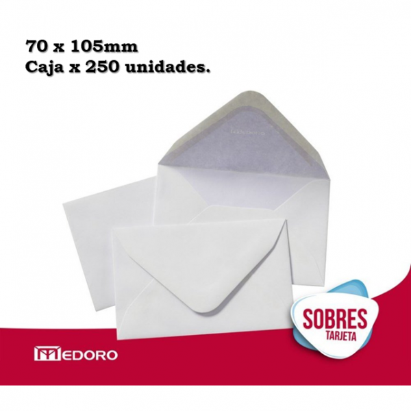SOBRE PAPEL OBRA 70X105MM...