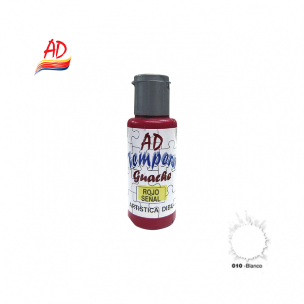 TEMPERA 50ML AD - 010 BLANCO
