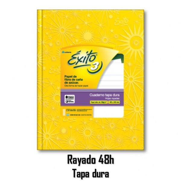 CUADERNO RAYADO E3 19X24 X...
