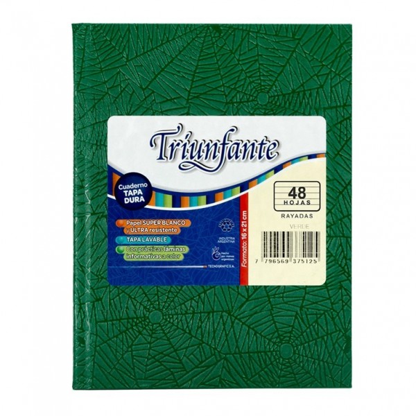 CUADERNO RAYADO T/DURA...