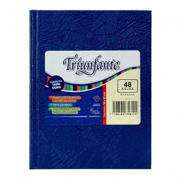 CUADERNO RAYADO T/DURA...
