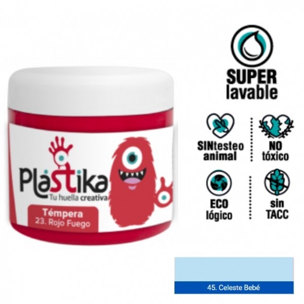 TEMPERA 200ML PLASTIKA - 45...