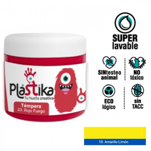 TEMPERA 200ML PLASTIKA - 10...