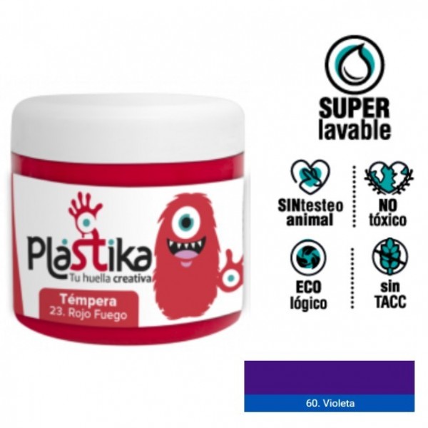 TEMPERA 200ML PLASTIKA - 60...