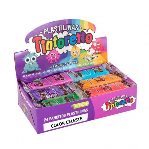 CAJA DE PLASTILINAS X 24...
