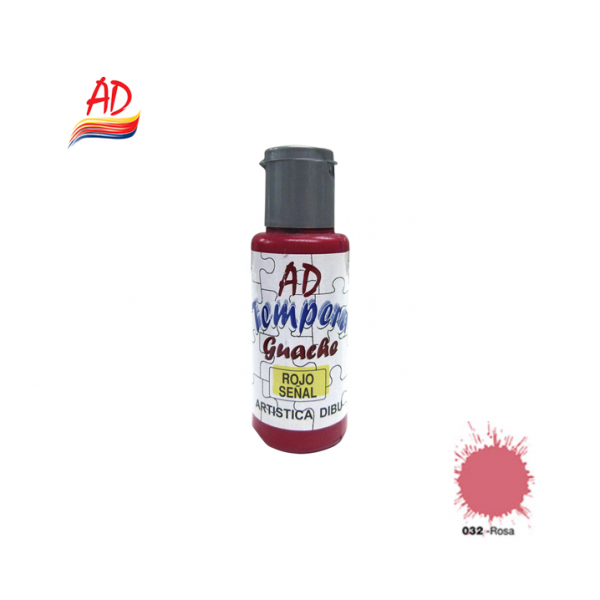 TEMPERA 50ML AD - 032 ROSA