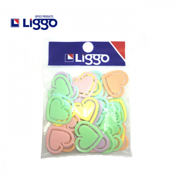 CLIPS CORAZON DE PLASTICO...