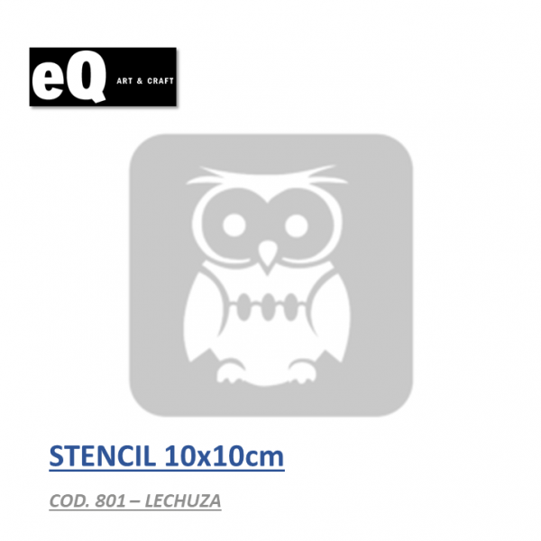 STENCIL 10X10CM EQ - 801...