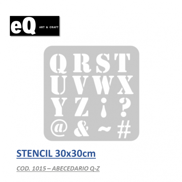 STENCIL 30X30CM EQ - 1015...