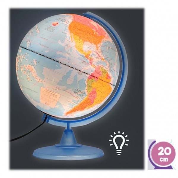 GLOBO TERRAQUEO 20CM CON...