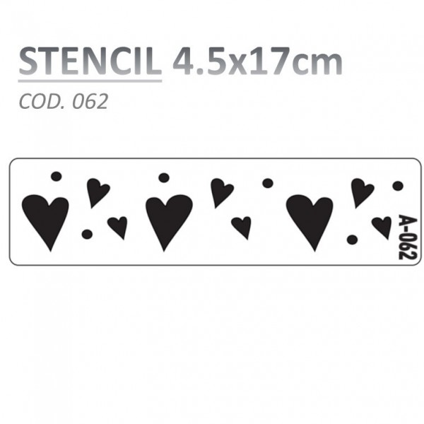 STENCIL "A" 4.5X17CM...