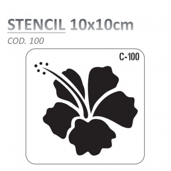 STENCIL "C" 10X10CM...