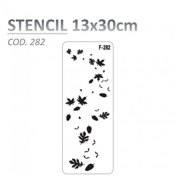 STENCIL "F" 13X30CM...