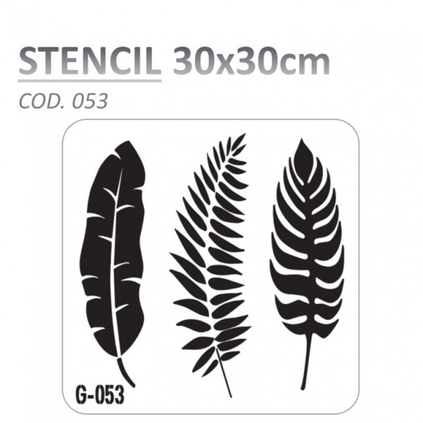 STENCIL "G" 30X30CM...