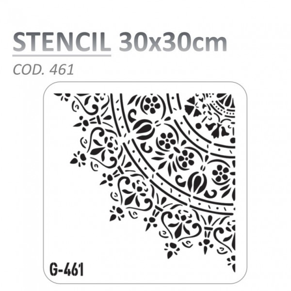 STENCIL "G" 30X30CM...