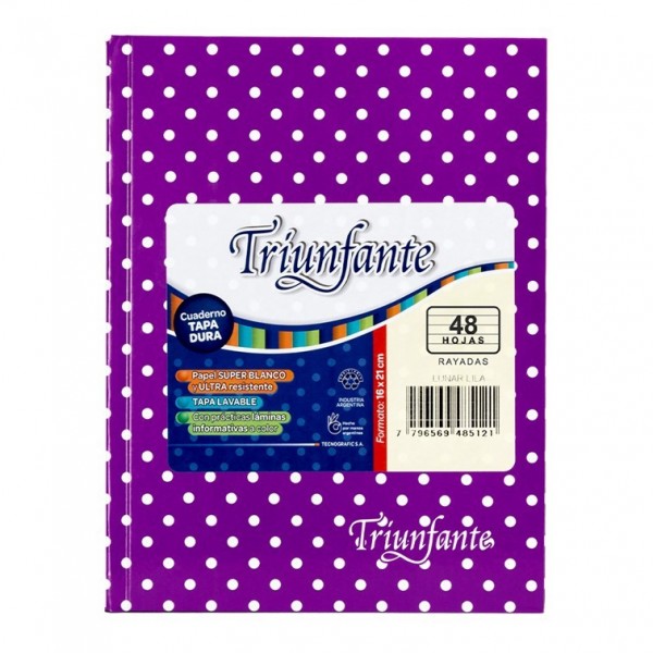 CUADERNO RAYADO T/DURA...