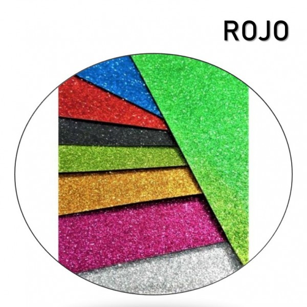 CARTULINA CON GLITTER -...