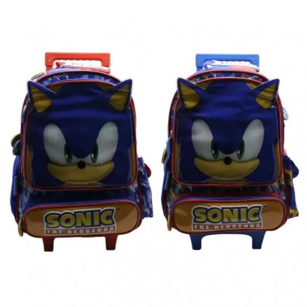 MOCHILA CON CARRO 16" SONIC...
