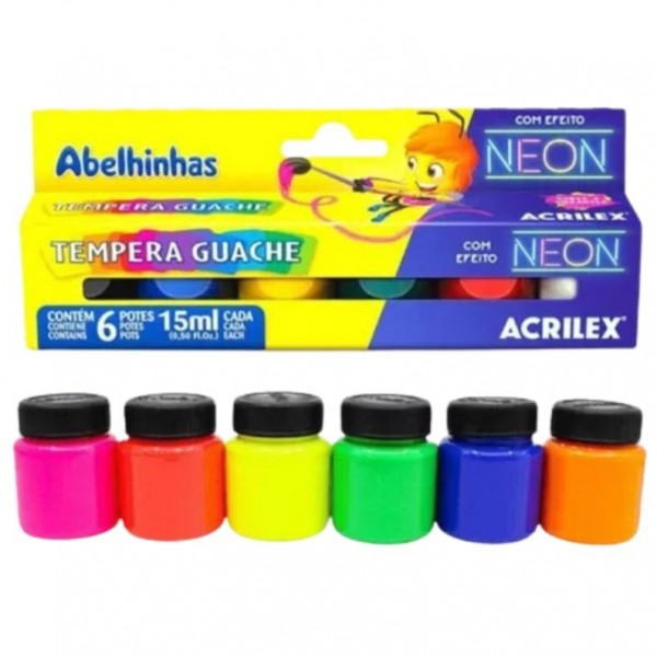 TEMPERA ACRILEX SET X 6...