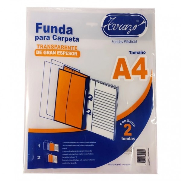 FUNDA PARA CARPETA A4 TRAZO...