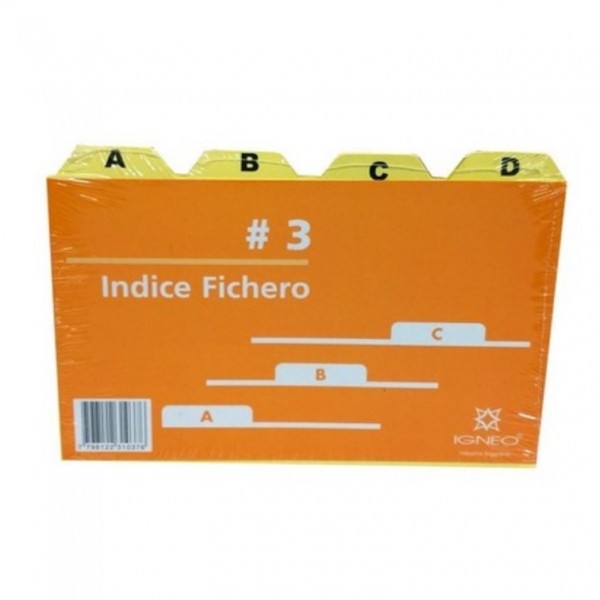 INDICE PARA FICHERO N?3 IGNEO