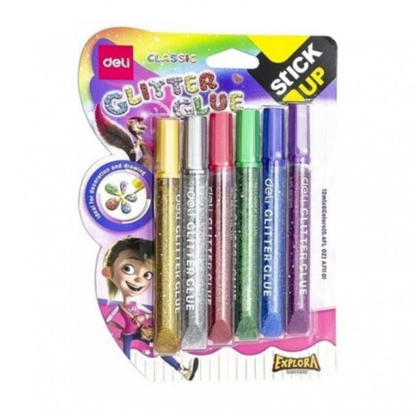 PLASTICOLAS CON GLITTER...
