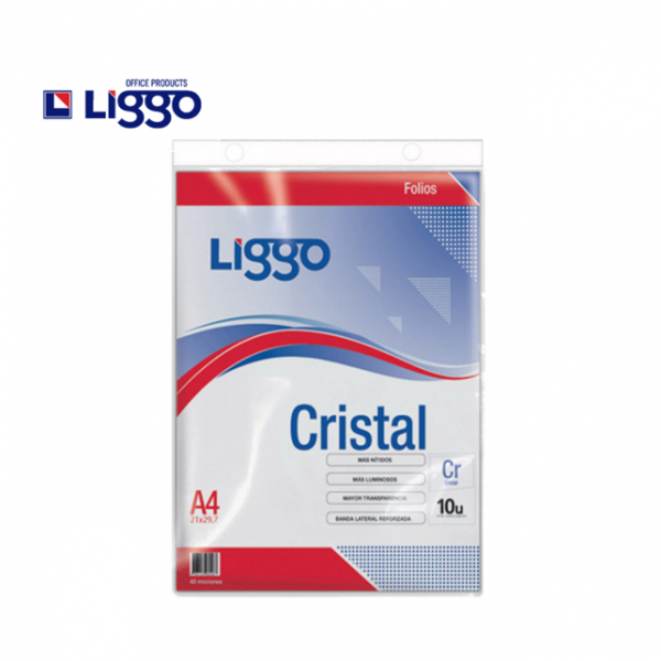 FOLIOS A4 CRISTAL 40MIC...