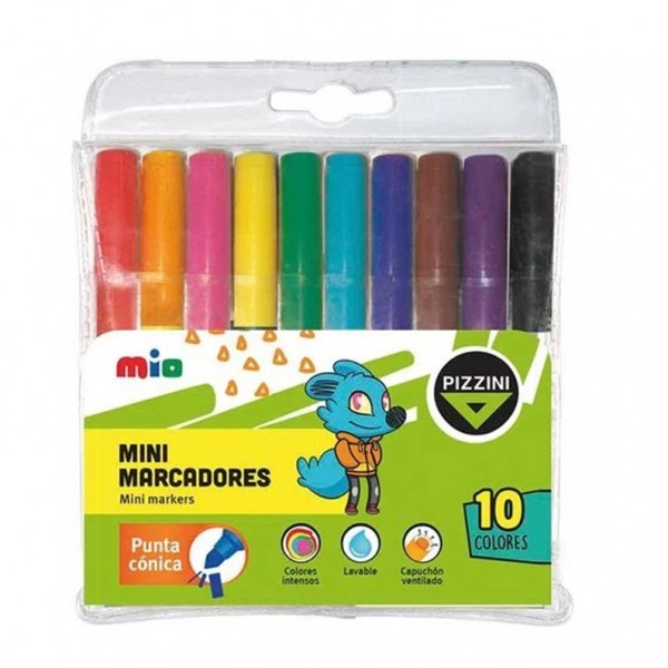 MINI MARCADORES PIZZINI X 10