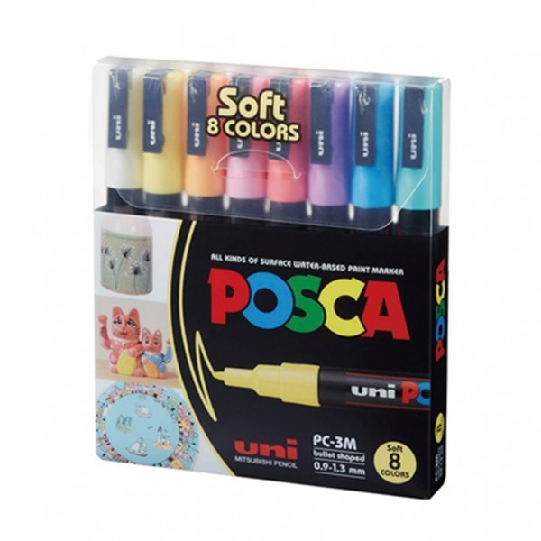 MARCADORES PC-3M POSCA SET...