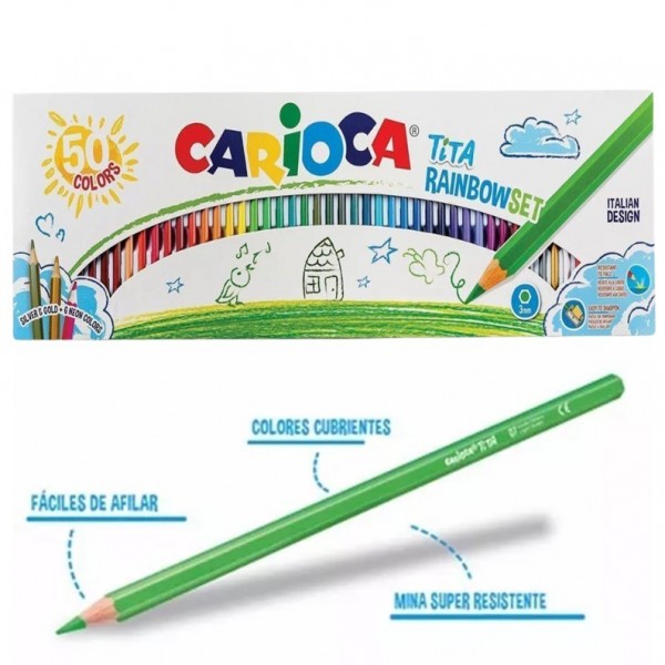 LAPICES DE COLORES CARIOCA...