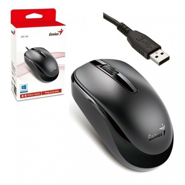 MOUSE USB NEGRO GENIUS DX-120