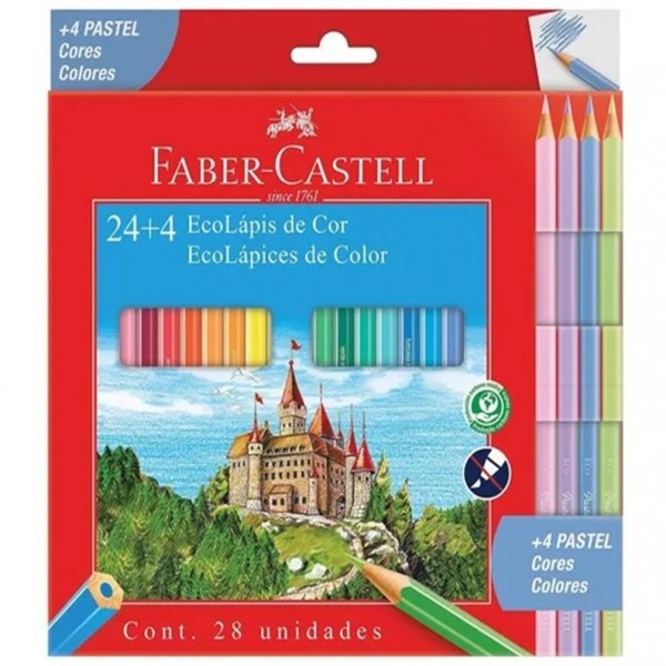 LAPICES DE COLOR FABER X 24...