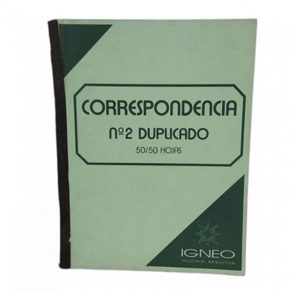 LIBRO CORRESPONDENCIA Nº2...