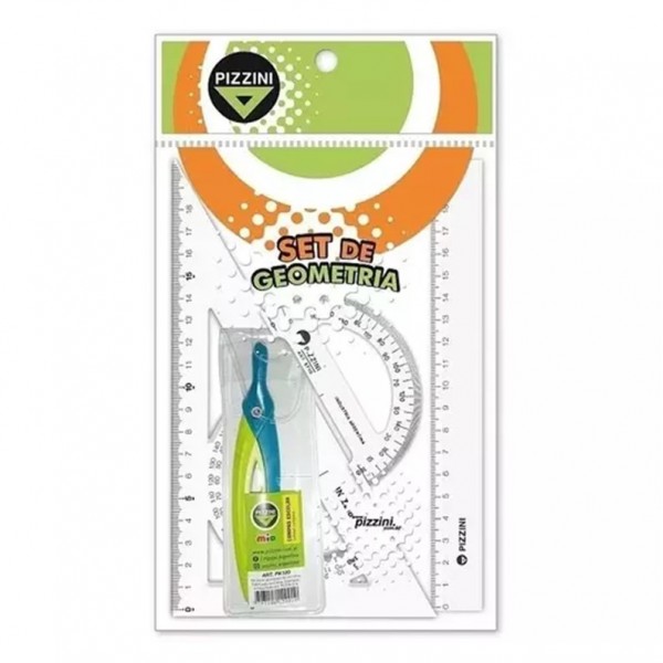 SET GEOMETRICO PIZZINI 4...