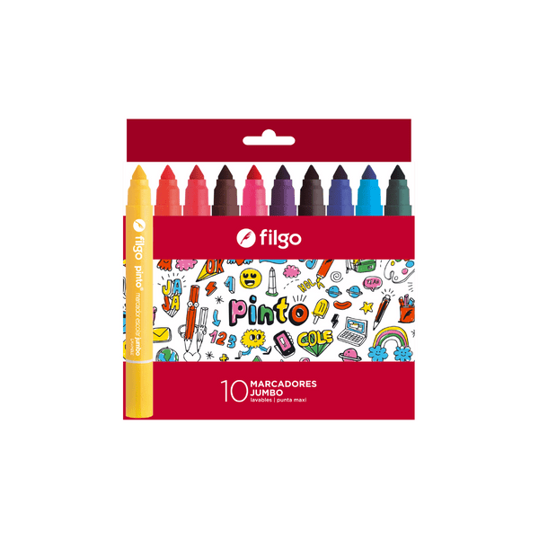 MARCADORES JUMBO FILGO X 10