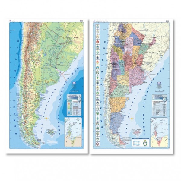 MAPA MURAL PLASTIFICADO...