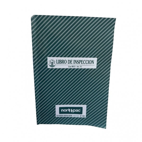 LIBRO INSPECCION NORPAC - 729