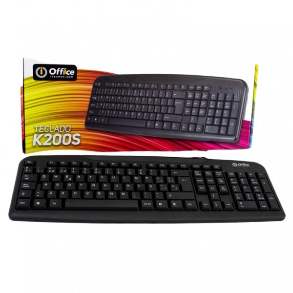 TECLADO OFFICE USB K200S