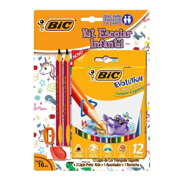 KIT BIC ESCOLAR INFANTIL...