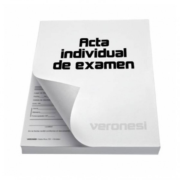 ACTA INDIVIDUAL DE EXAMEN X...