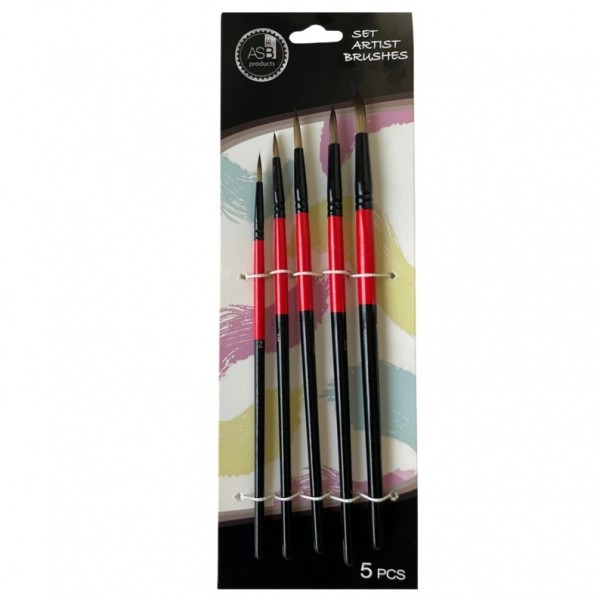 SET DE PINCELES ASB REDONDO...