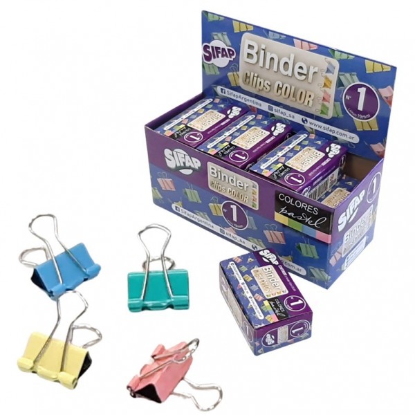 BINDER CLIPS SIFAP 19MM X...